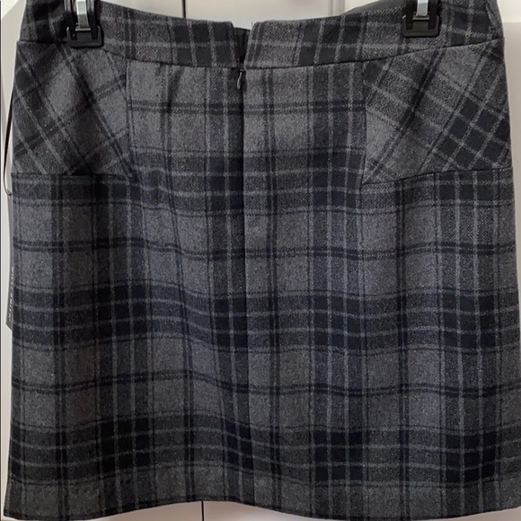 Willi Smith wool blend plaid skirt - Picture 2 of 2